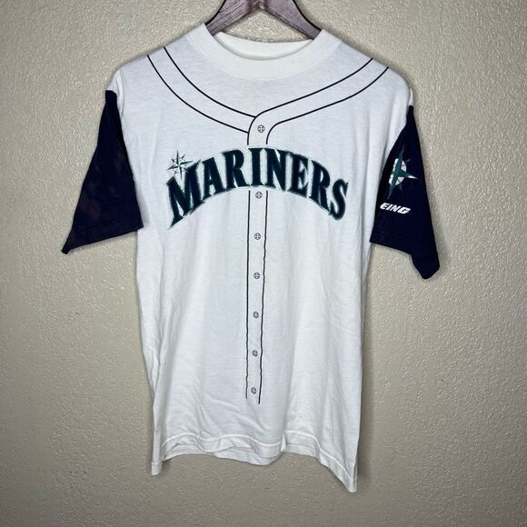 Vintage 90s Seattle Mariners Alex Rodriguez T Shirt Small - Picture 1 of 7